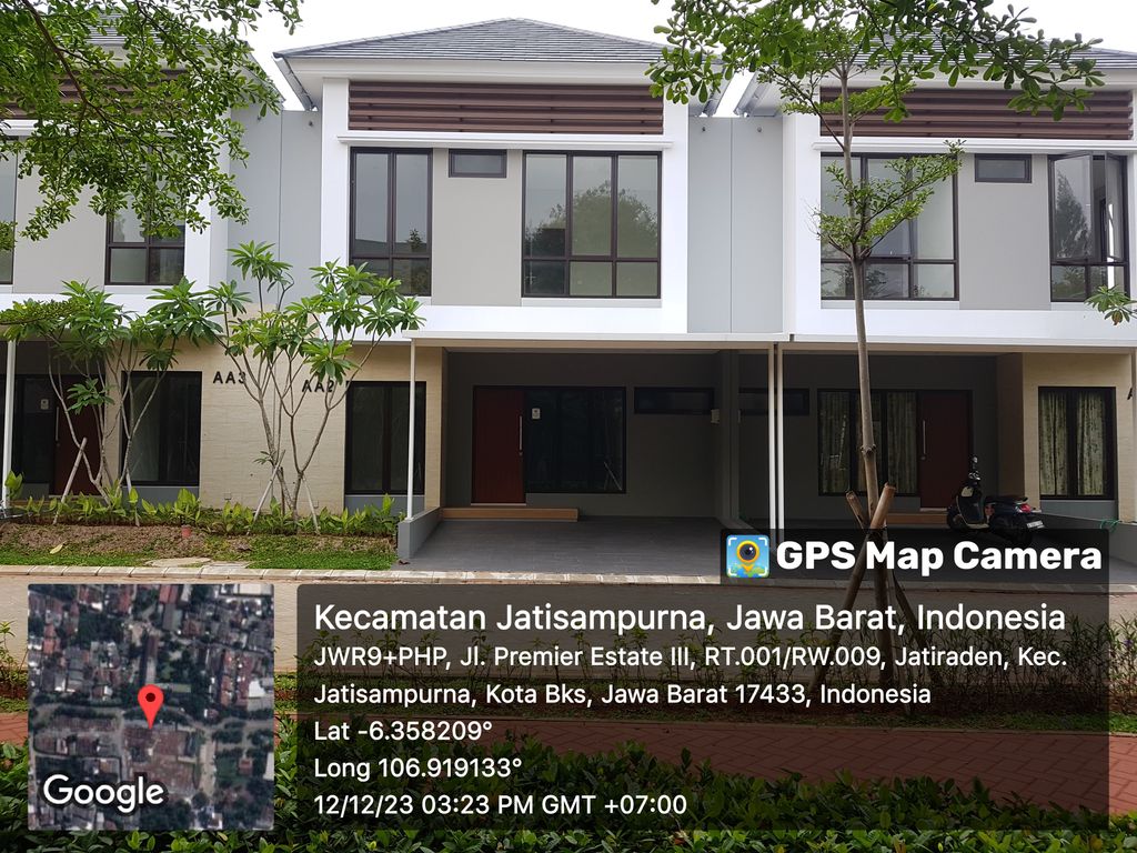 foto tampak rumah tipe Gavril (Standard) perumahan Premier Estate 3 Extension