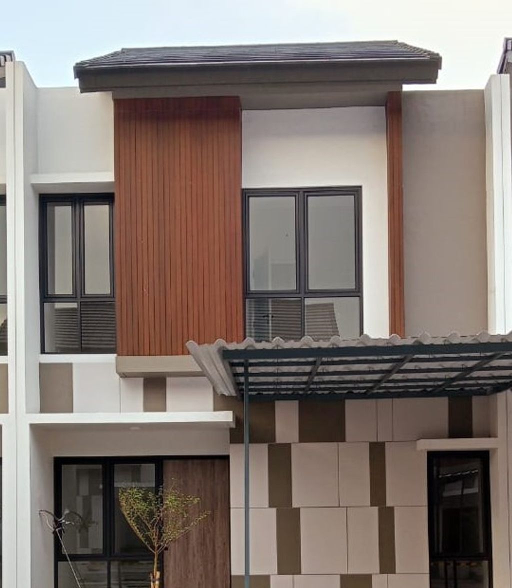 foto tampak rumah tipe SAPPHIRE perumahan GRAND ALMAS RESIDENCE