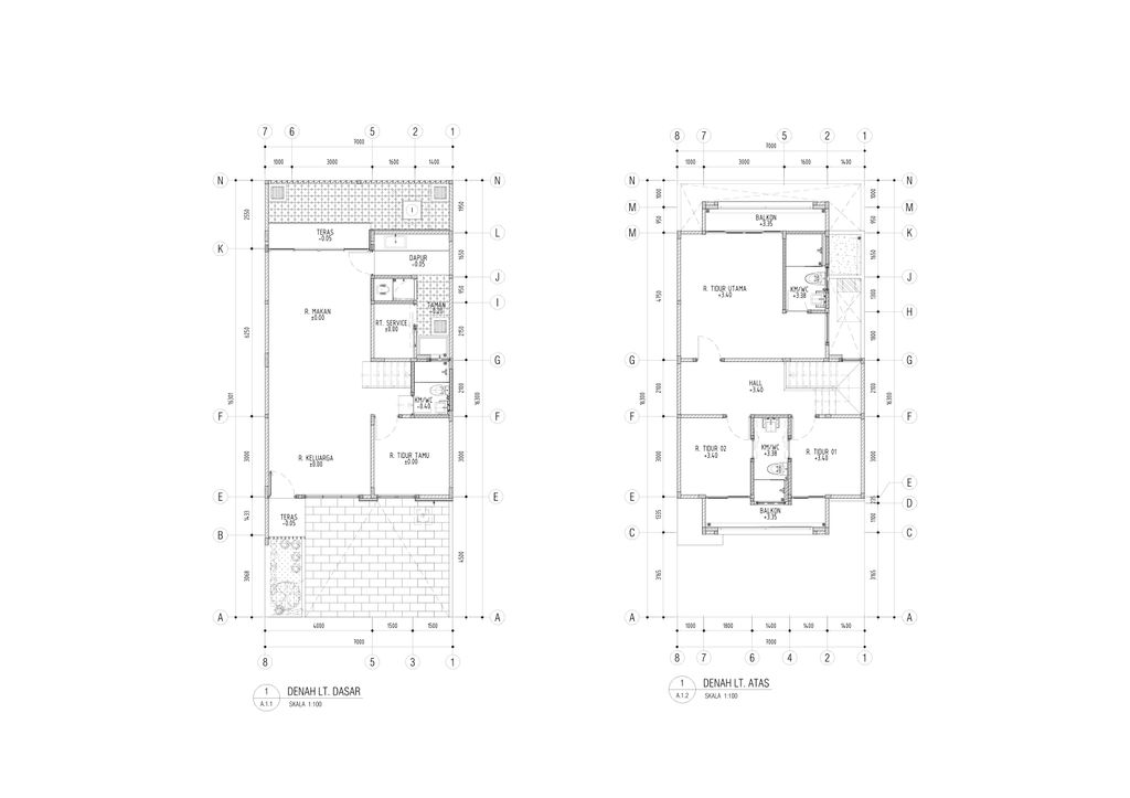 foto denah rumah tipe Hara (Standard) perumahan Premier Estate 3 Extension