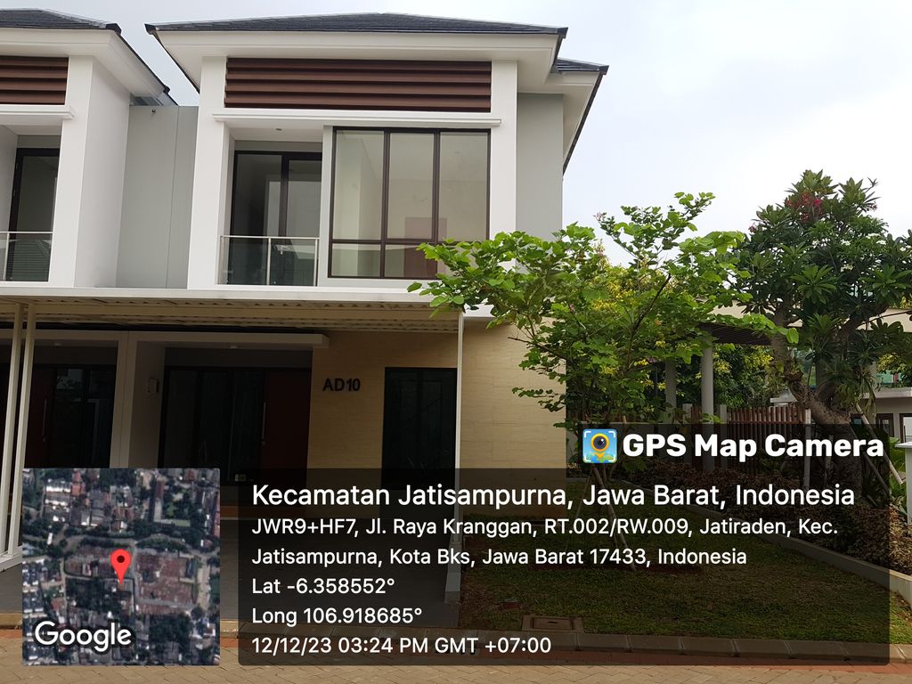 foto tampak rumah tipe Bacilio (Sudut) perumahan Premier Estate 3 Extension