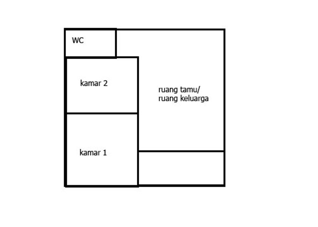 foto denah rumah tipe MBR perumahan SAWAH BESAR THP II