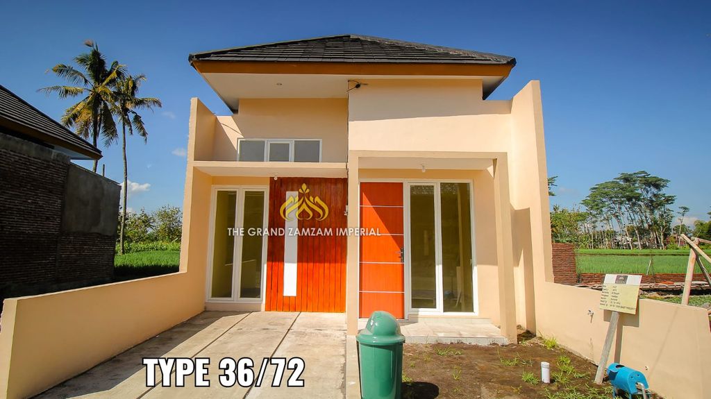 foto tampak rumah tipe 36 PTHN perumahan THE GRAND ZAMZAM IMPERIAL TAHAP 3