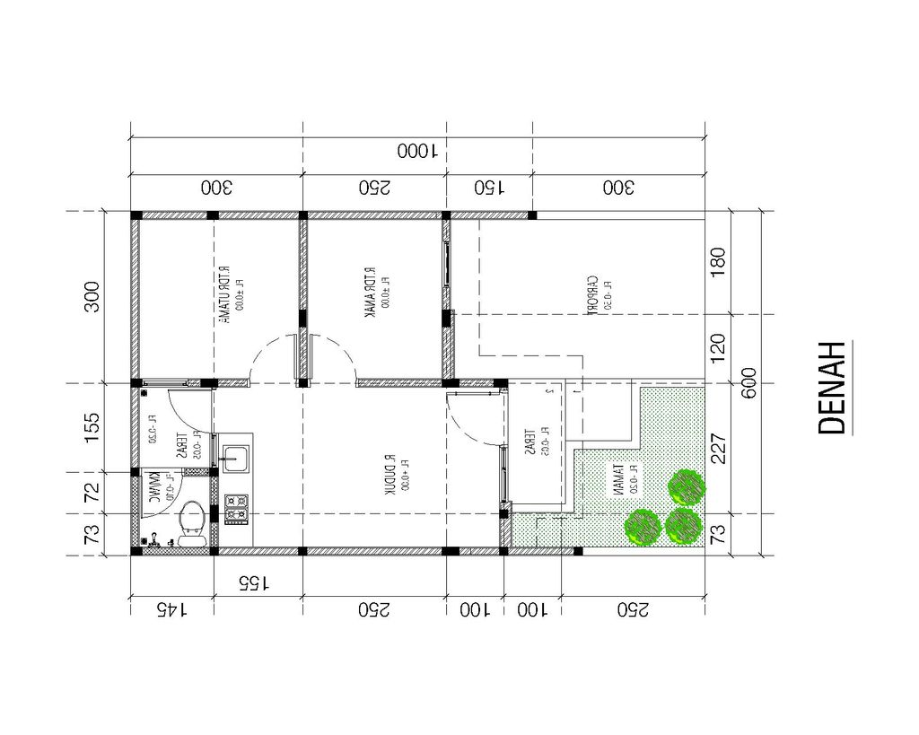 foto denah rumah tipe 36_60 standar perumahan MUTIARA GADING 2 EXTENSION