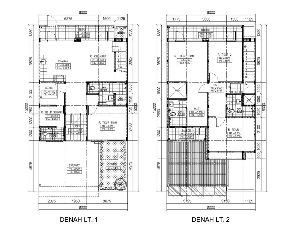 foto denah rumah tipe BACKYARD 8 perumahan The Mutiara Lagoon