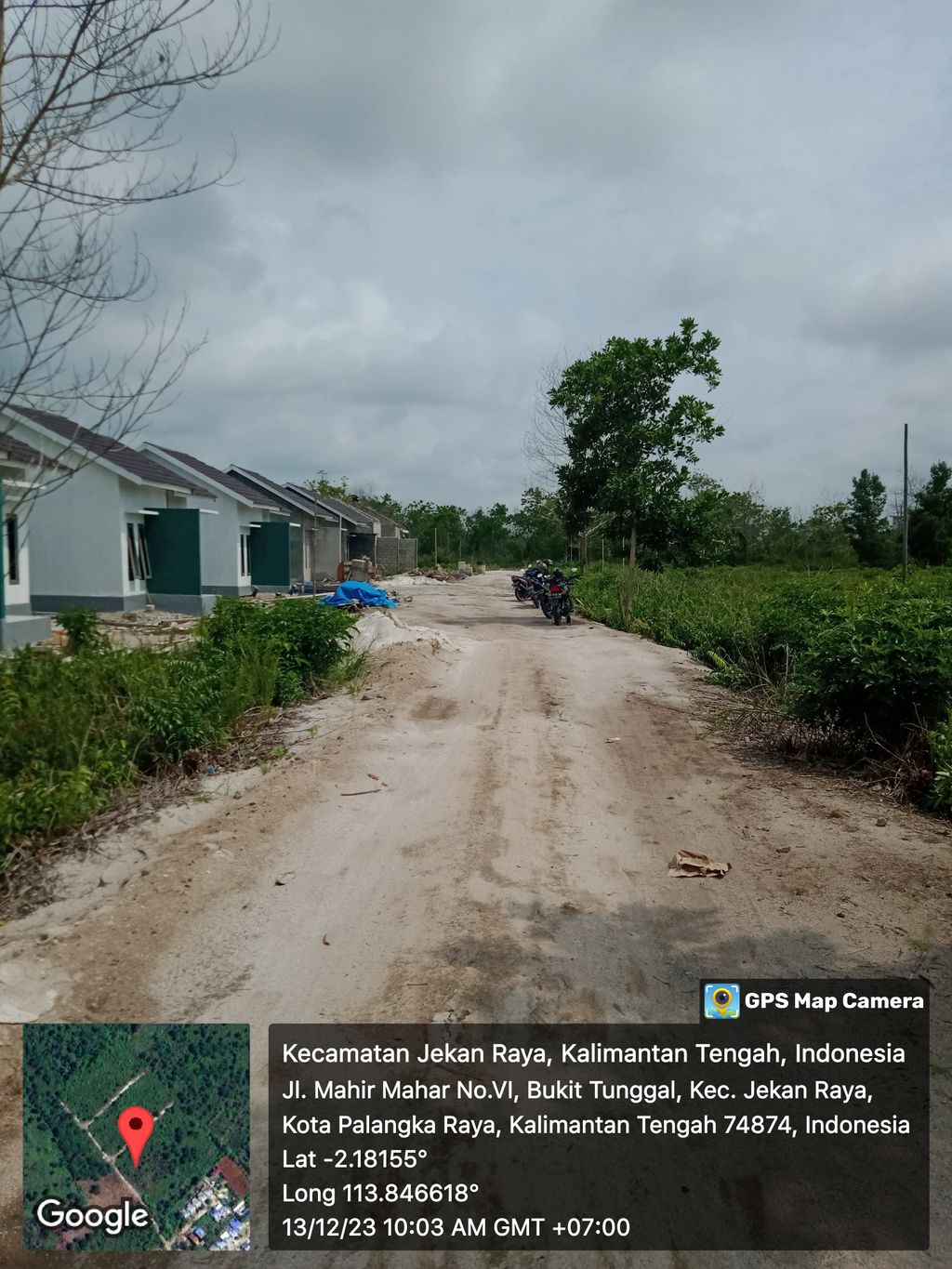 foto posisi tengah perumahan Bambu Mas Indah 2