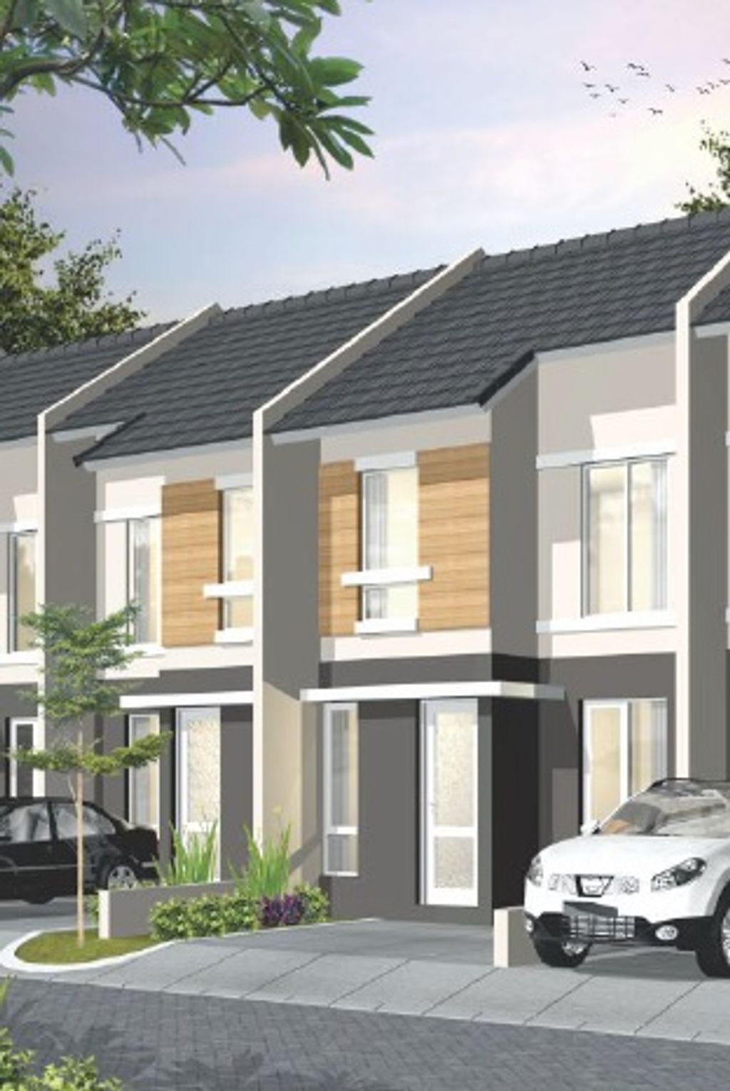 foto tampak rumah tipe FTI 37 perumahan PERUMAHAN WAHID FTI 1