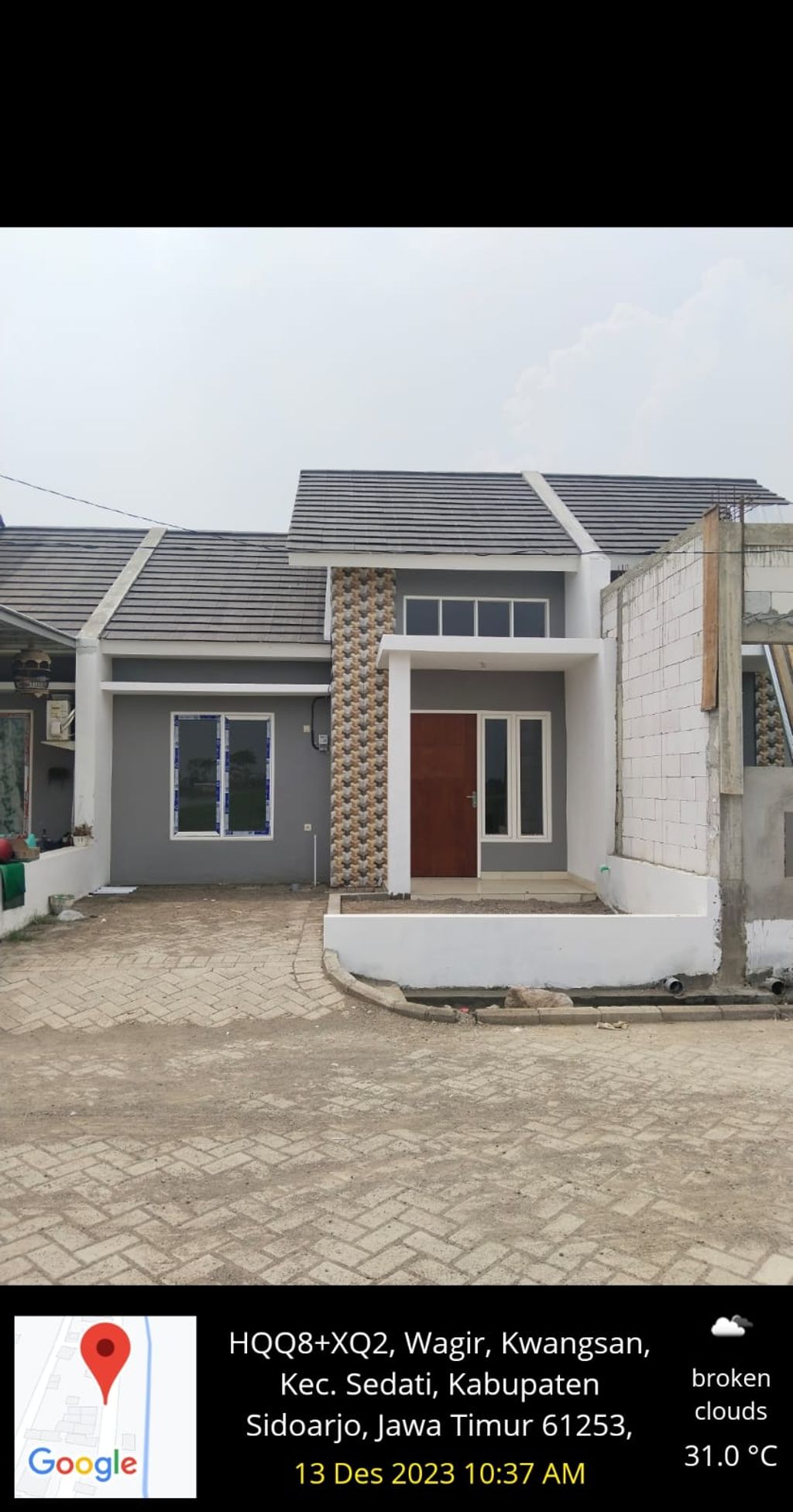 foto denah rumah tipe 40 perumahan ROYAL PARK JUANDA