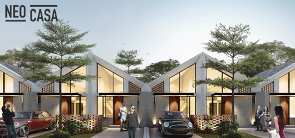 foto tampak rumah tipe LIVING perumahan EMERALD NEOPOLIS - CLUSTER NEOCASA