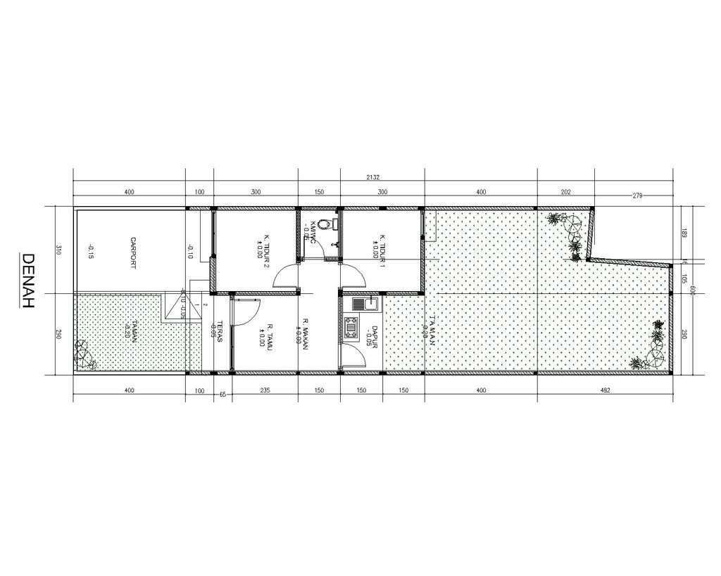 foto denah rumah tipe New Jade perumahan MUTIARA GADING 2 TAHAP 2