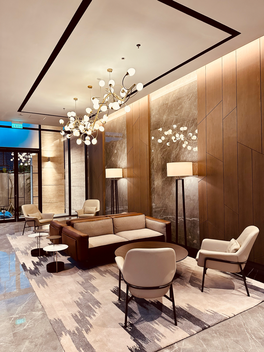 foto posisi tengah perumahan HQUARTERS BUSINESS RESIDENCE
