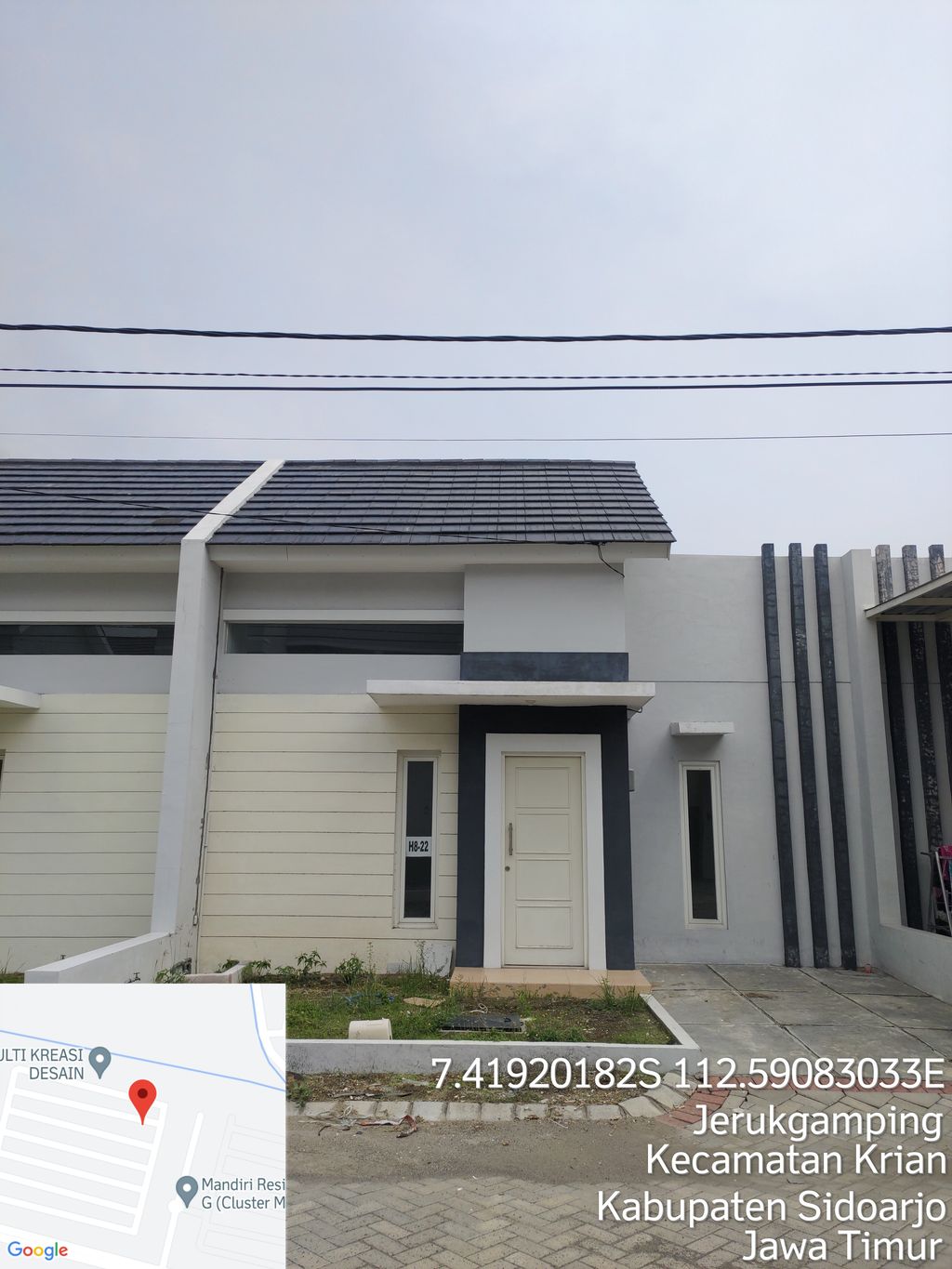 foto tampak rumah tipe MAPLE (2) perumahan Mandiri Residence