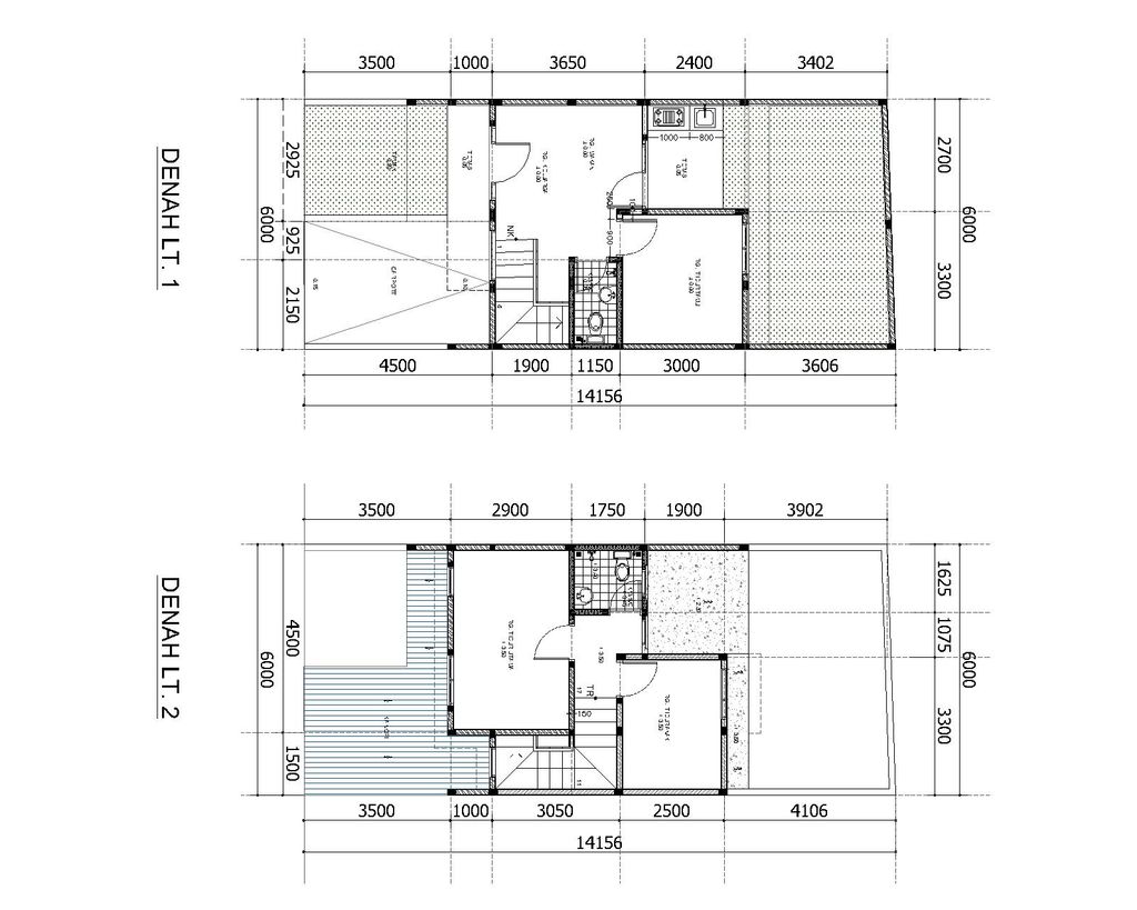 foto denah rumah tipe 68 Standar perumahan MUTIARA GADING 2 TAHAP 2
