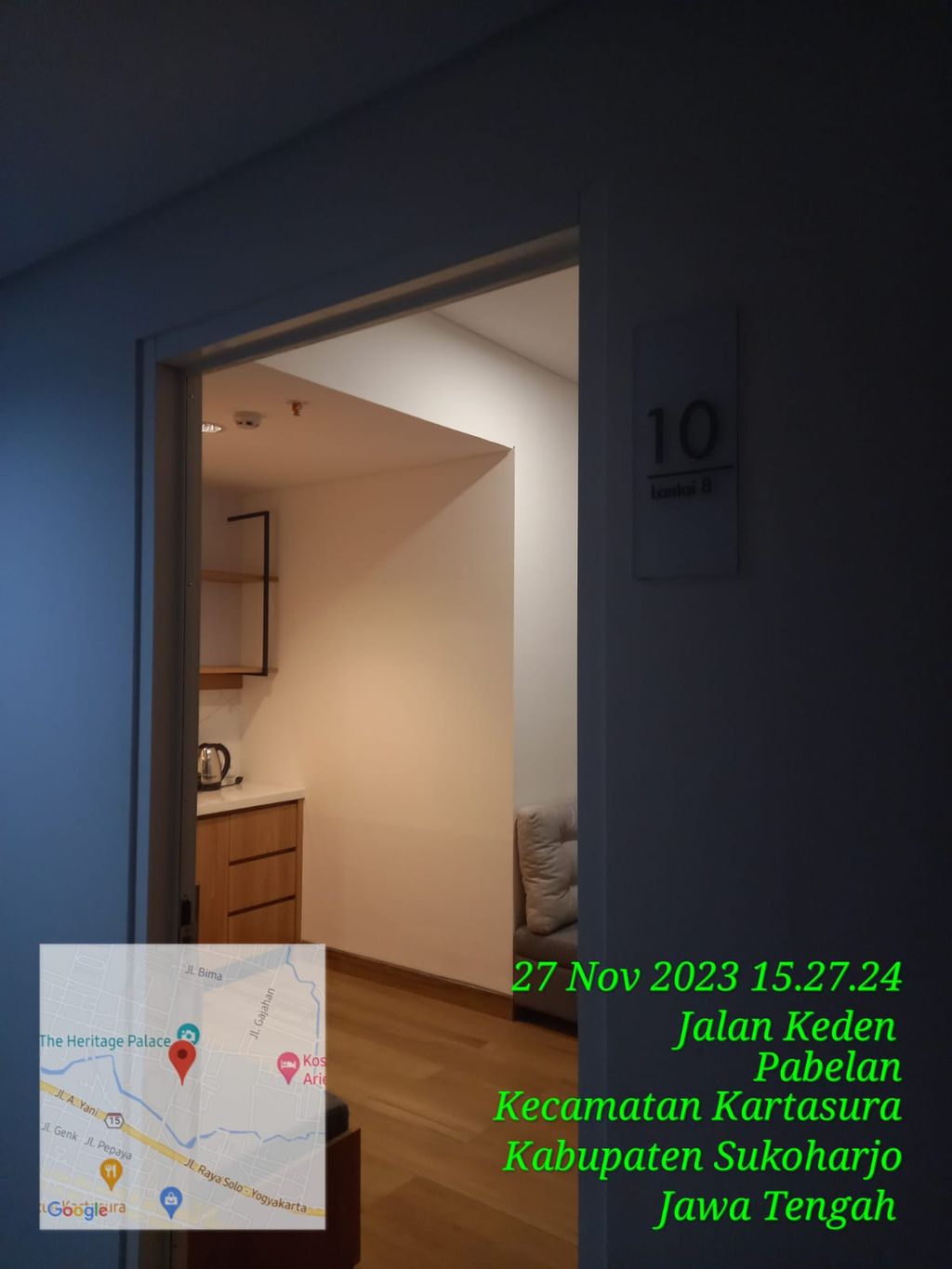 foto tampak rumah tipe 1 BR perumahan menara one