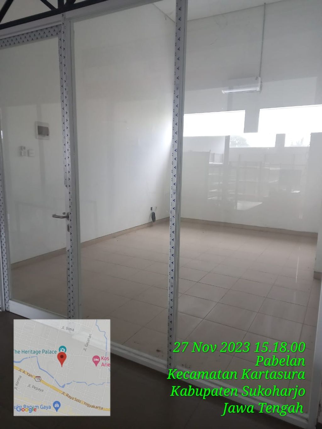 foto denah rumah tipe RETAIL perumahan menara one