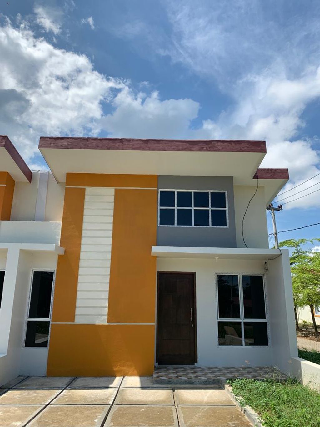 foto tampak rumah tipe 48/72 perumahan MARIGOLD GARDEN