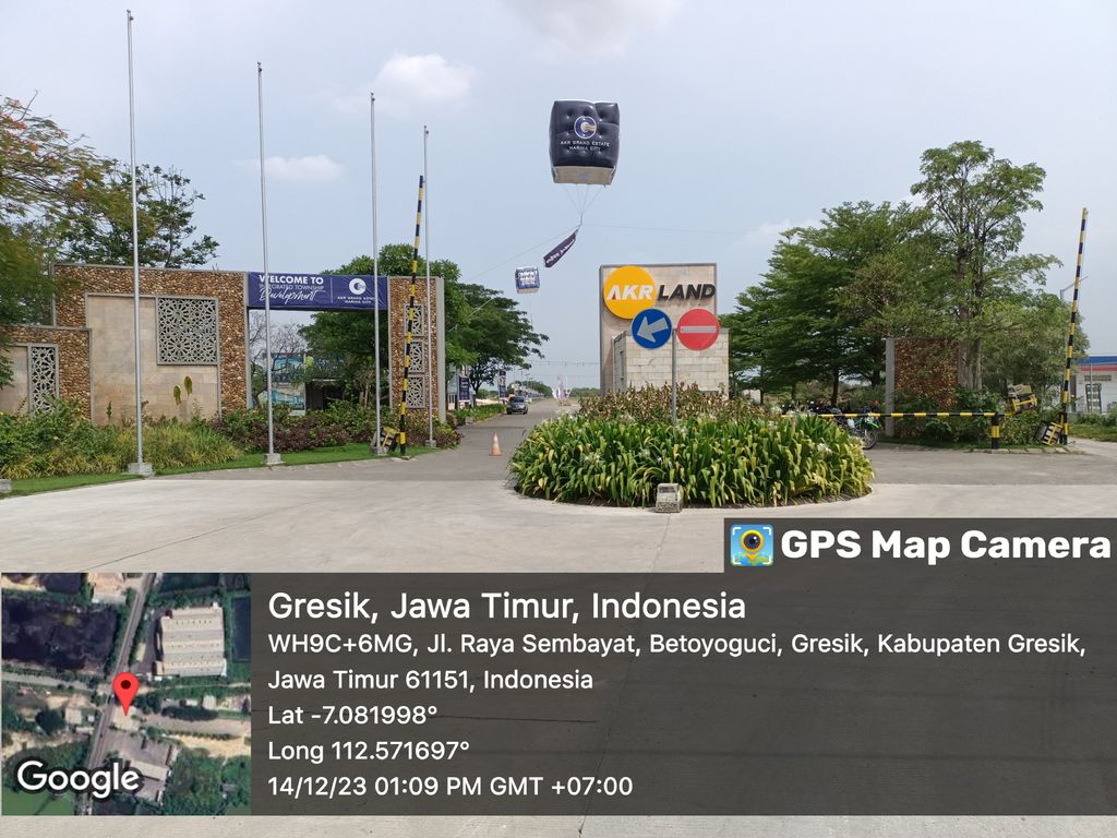 foto gerbang perumahan Grand Estate Marina City (1)