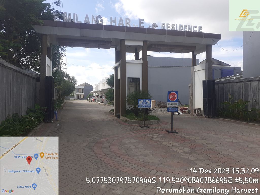 foto gerbang perumahan PERUMAHAN GEMILANG HARVEST RESIDENCE