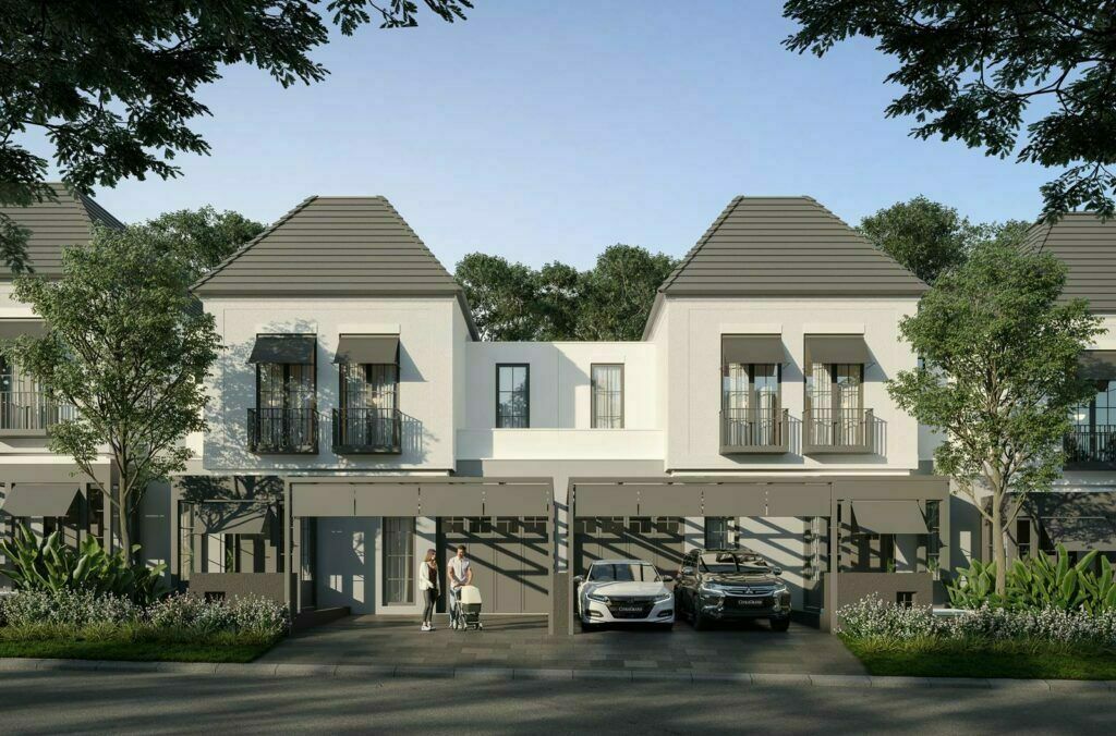 foto tampak rumah tipe ALANA perumahan CitraGrand - Blue Aqua