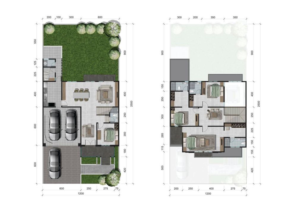 foto denah rumah tipe AQUATA perumahan CitraGrand - Blue Aqua