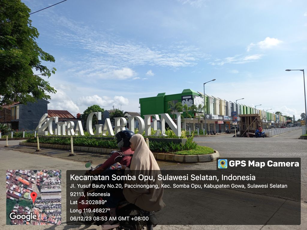 foto gerbang perumahan CITRA GARDEN TAHAP II