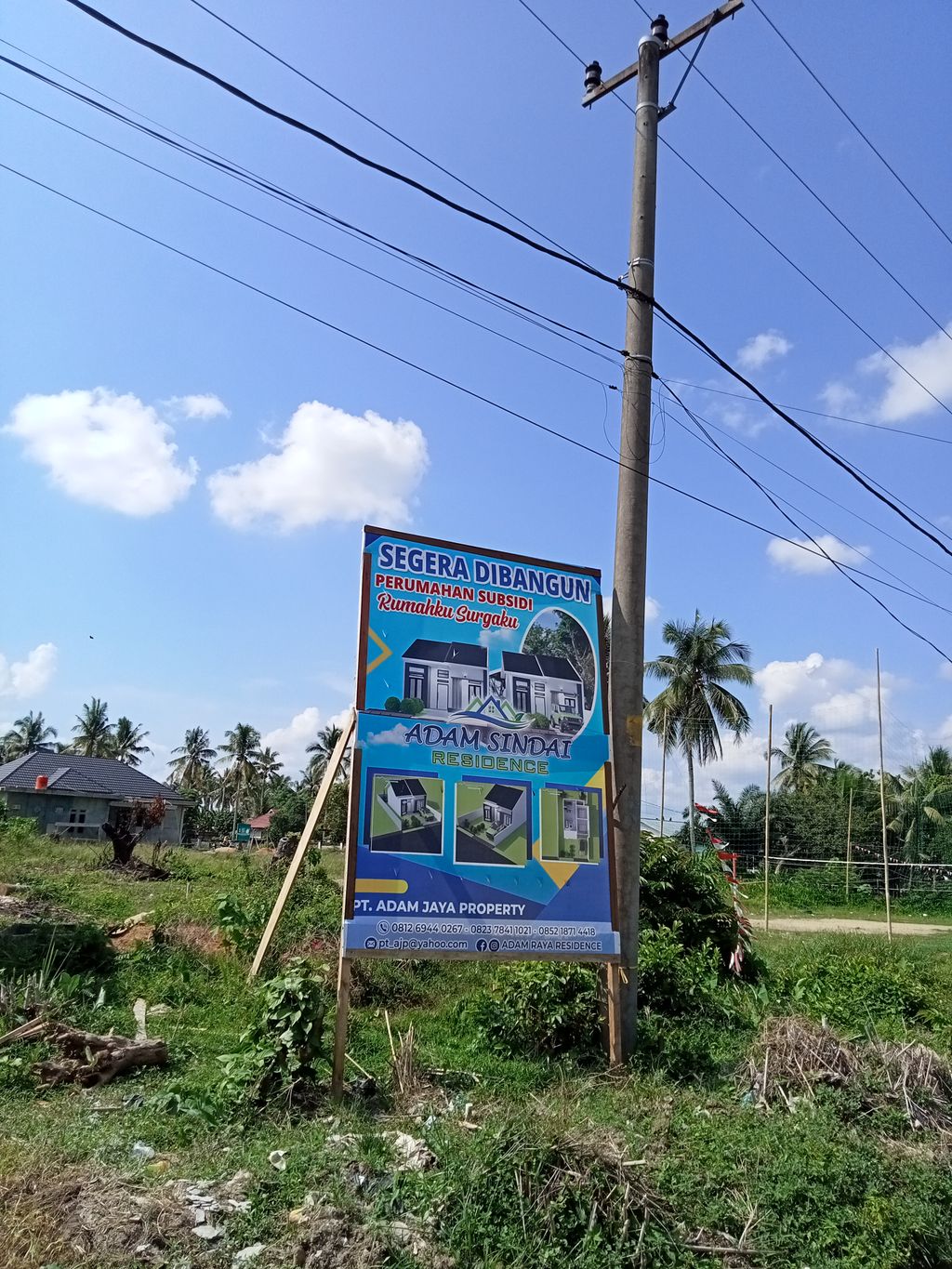 foto gerbang perumahan ADAM SINDAI RESIDENCE