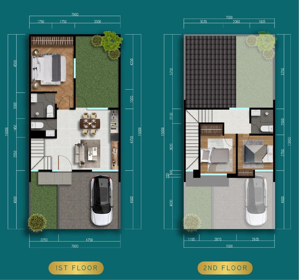foto denah rumah tipe G-90-105 perumahan CITRAGRAND CIBUBUR CBD/CITRAGRAND 2 (GRANBURY TAHAP 2)