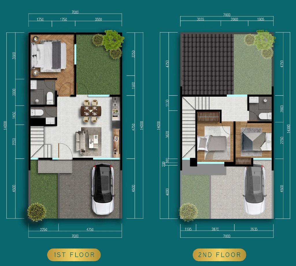 foto denah rumah tipe G-86-98 perumahan CITRAGRAND CIBUBUR CBD/CITRAGRAND 2 (GRANBURY TAHAP 2)