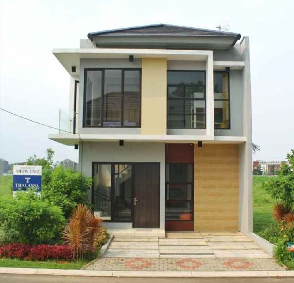 foto tampak rumah tipe Thalassa 50/45 perumahan Perumahan Galuh Mas