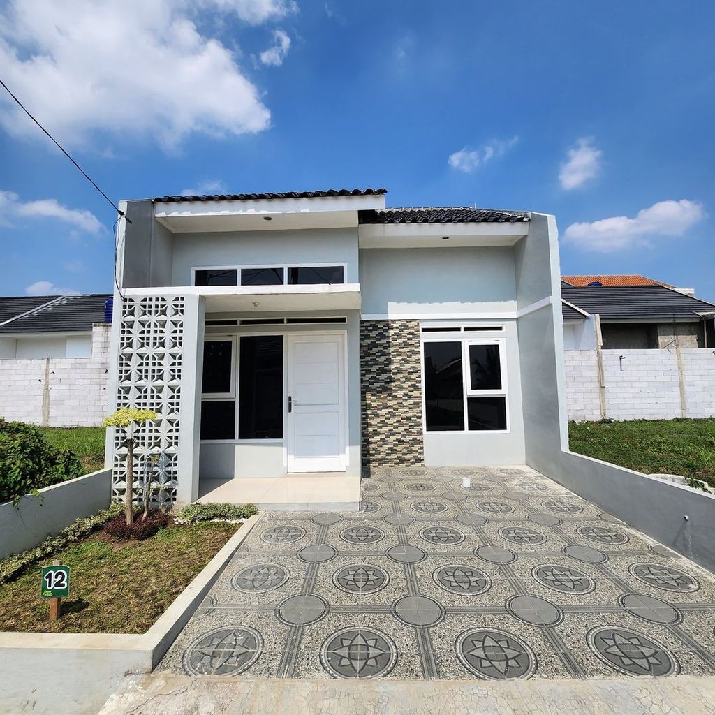 foto tampak rumah tipe JASMINE perumahan TATAR ENDAH RESIDENCE