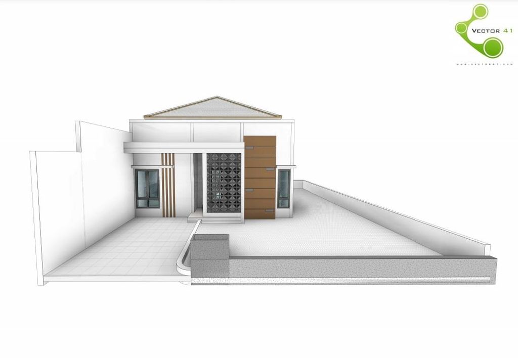 foto tampak rumah tipe 67 perumahan SULTAN ARECA CITY (SAP X)
