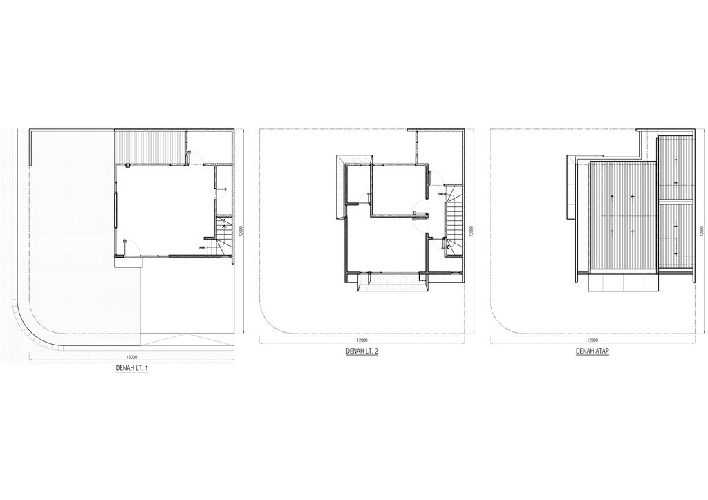 foto denah rumah tipe The Eleven 1143 Max (12x12) perumahan AMEGA WESTPARC