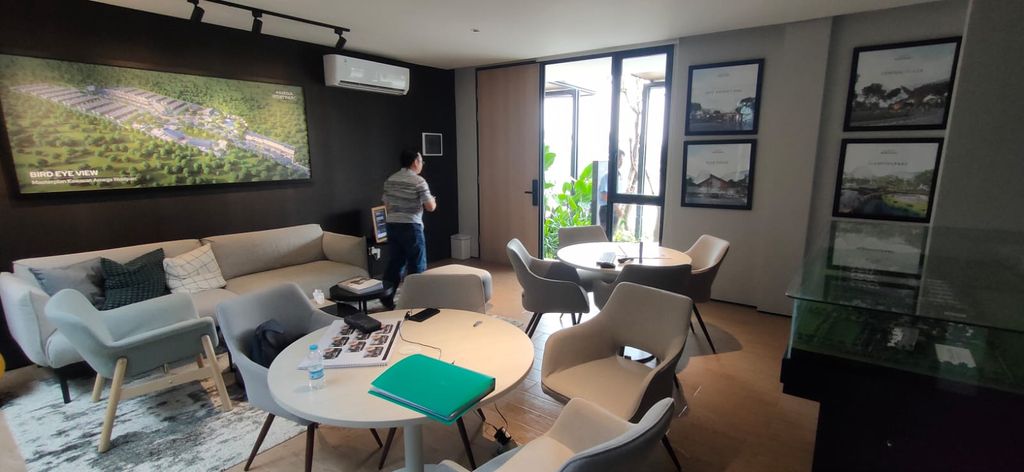 foto tampak rumah tipe The Seven 743 Max perumahan AMEGA WESTPARC