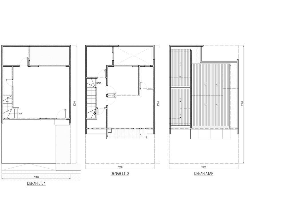 foto denah rumah tipe The Seven 743 Max perumahan AMEGA WESTPARC