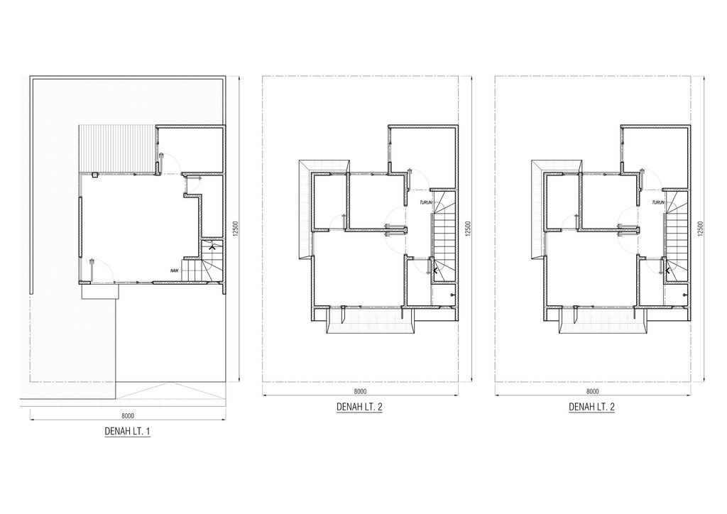 foto denah rumah tipe The Ten 1043 Max perumahan AMEGA WESTPARC