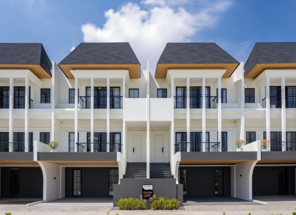 foto tampak rumah tipe Kenzo perumahan Givency One Tahap IV Medan