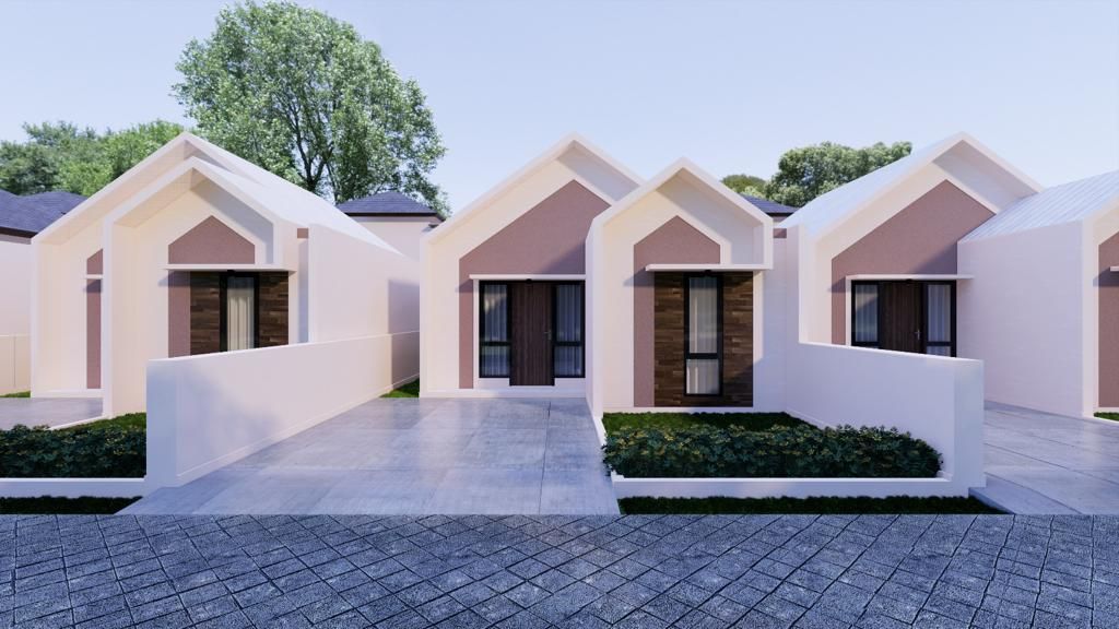 foto tampak rumah tipe Alamanda 181 perumahan ROYAL HILL RESIDENCE