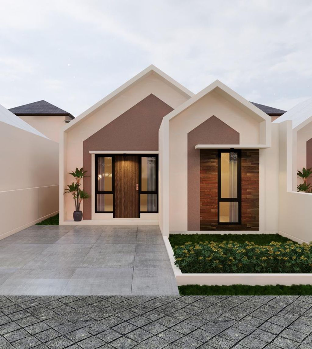 foto denah rumah tipe Alamanda 181 perumahan ROYAL HILL RESIDENCE