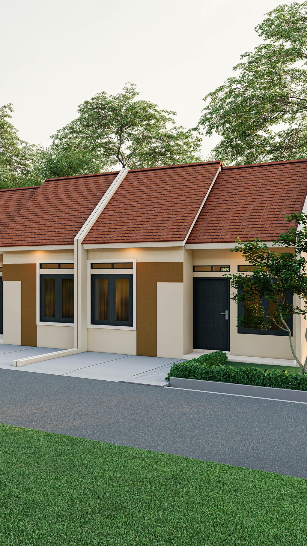 foto denah rumah tipe 36/106 perumahan seputih Jaya Indah