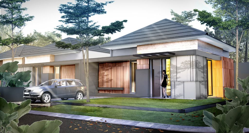 foto tampak rumah tipe HOOK perumahan PONDOK PERMAI BANGUNTAPAN 2