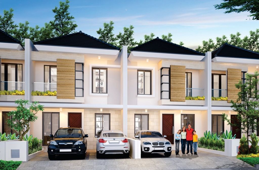 foto tampak rumah tipe NEW MAGNIFERA perumahan TAMAN WISATA REGENCY