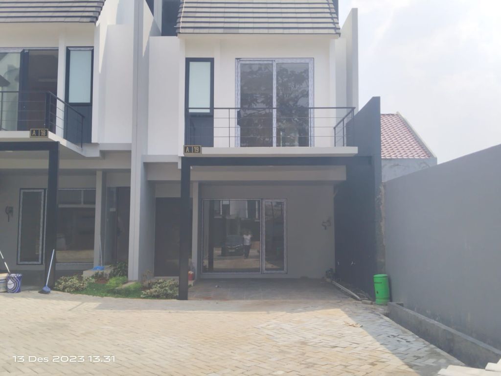 foto denah rumah tipe cluster perumahan Kahfi Park Residence