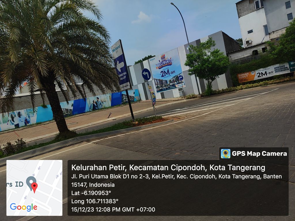 foto posisi tengah perumahan METLAND PURI 2023