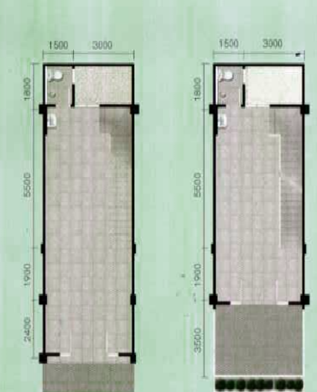 foto denah rumah tipe RUKO (4,5X13) perumahan GRAND EASTERN