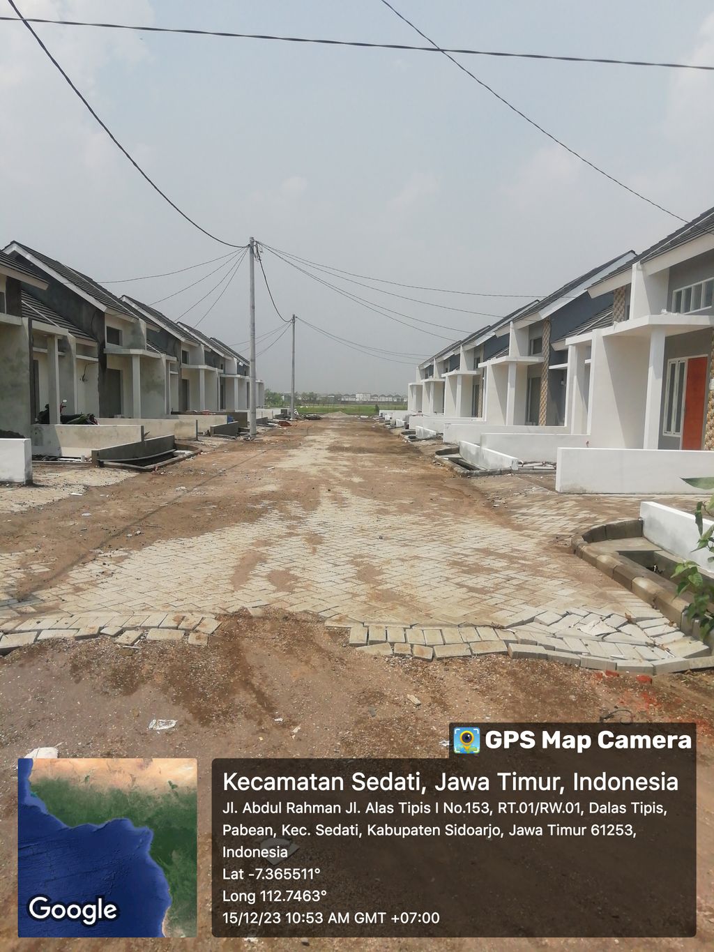 foto posisi tengah perumahan ROYAL PARK JUANDA TAHAP 3