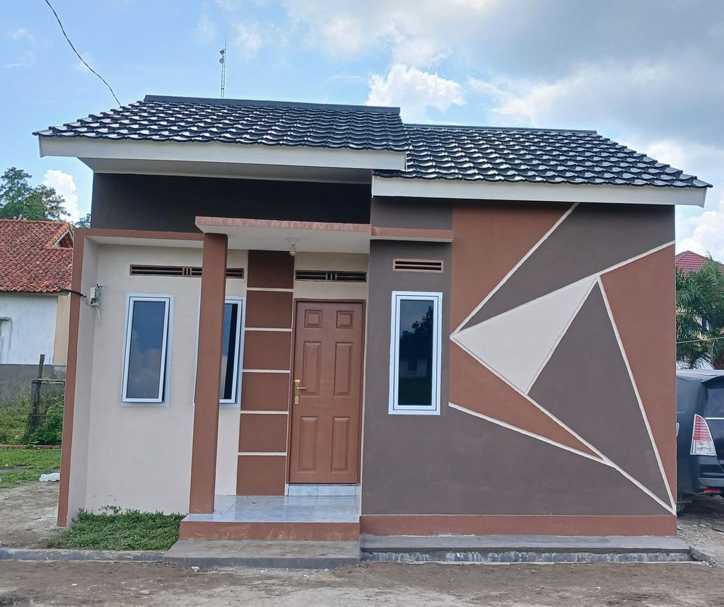 foto tampak rumah tipe 36 perumahan TERRAZ REGENCY