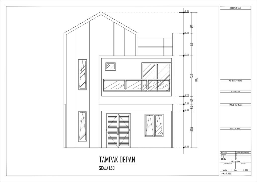 foto tampak rumah tipe 138 perumahan PERUMAHAN BUMI ASRI