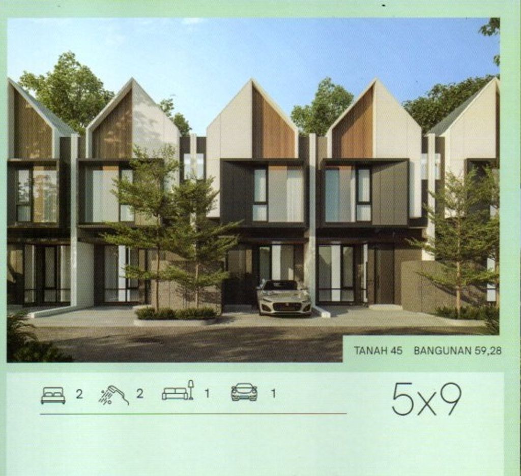 foto tampak rumah tipe RUMAH (5X9) perumahan GRAND EASTERN