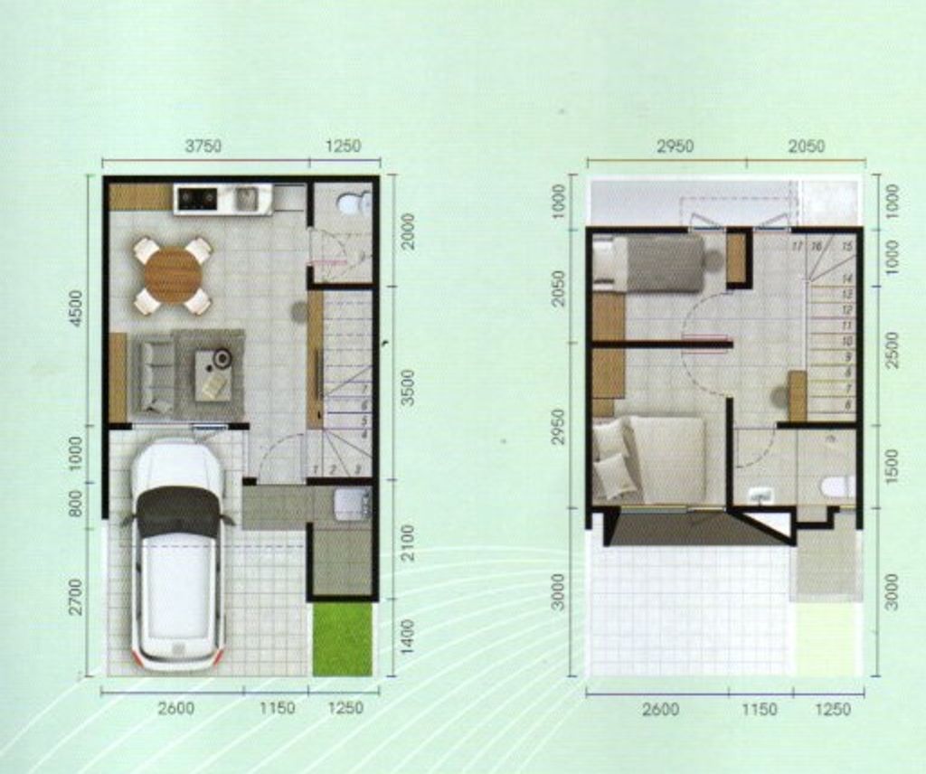 foto denah rumah tipe RUMAH (5X9) perumahan GRAND EASTERN
