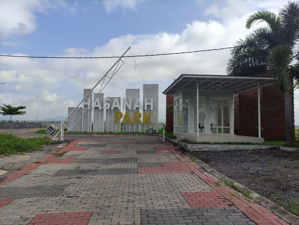 foto gerbang perumahan Hasanah Park (hasanah view tahap 2)