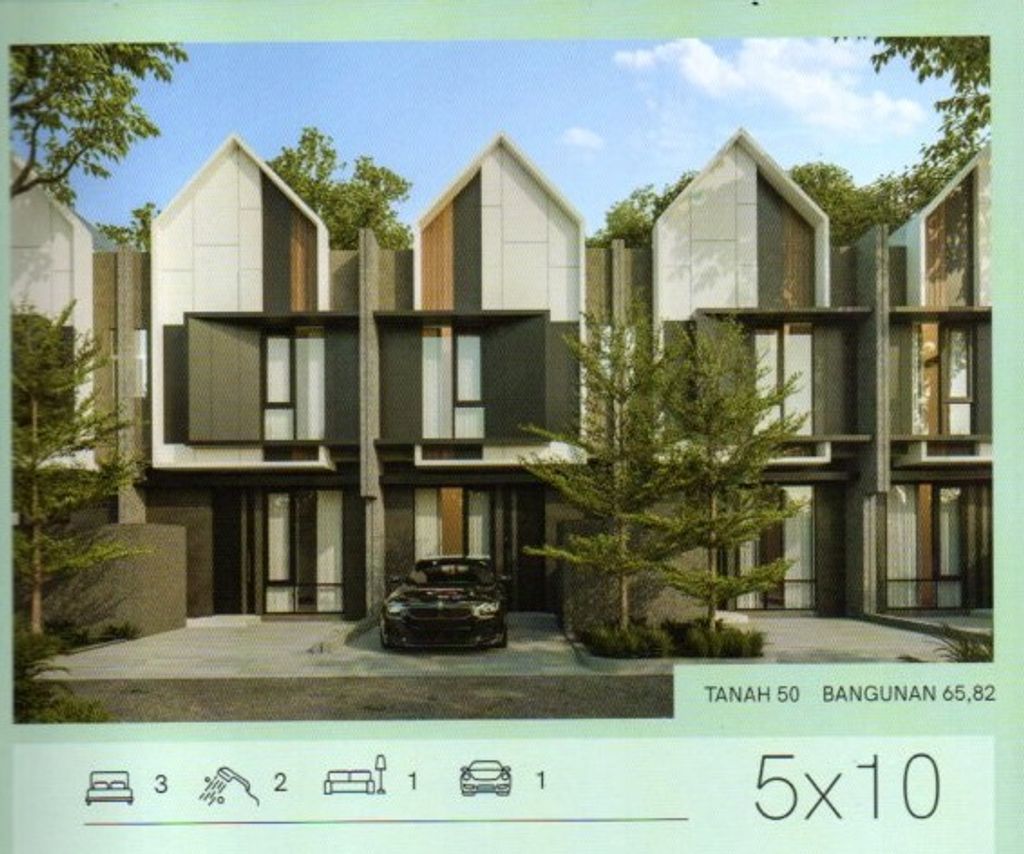 foto tampak rumah tipe RUMAH ( 5X10 ) perumahan GRAND EASTERN
